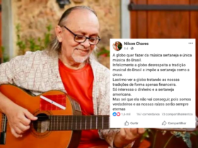 Nilson Chaves critica a dominação do sertanejo na TV Globo.