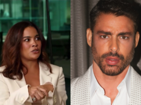 Bella Campos e Cauã Reymond.