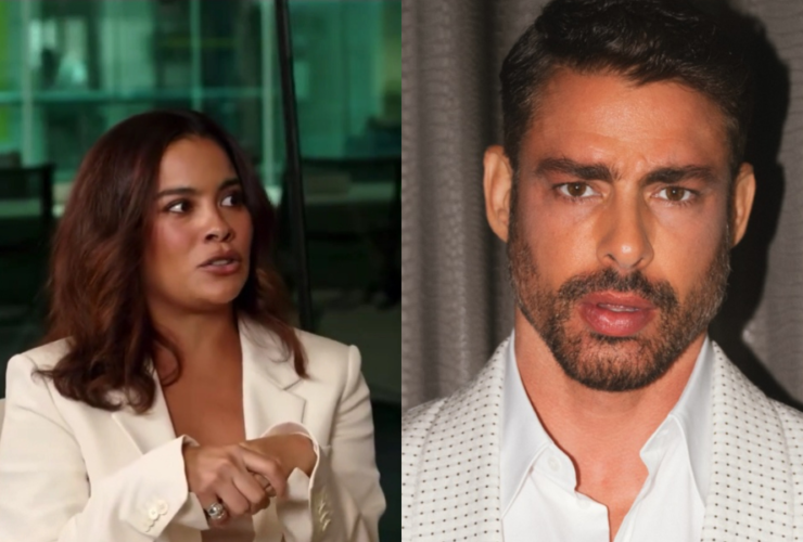 Bella Campos e Cauã Reymond.