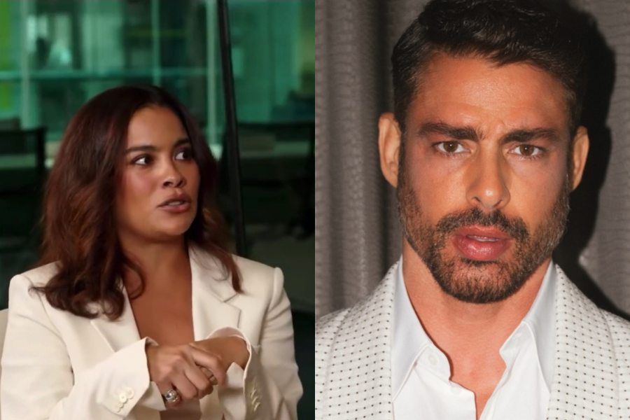 Bella Campos e Cauã Reymond.