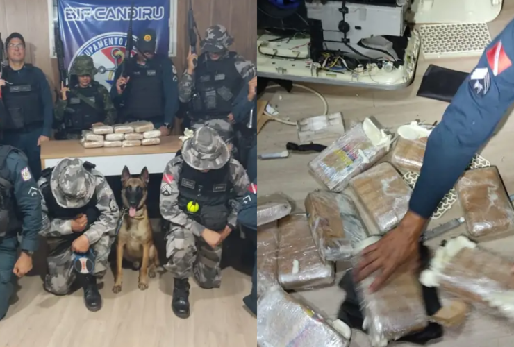 Registros da apreensão de drogas em Óbidos.