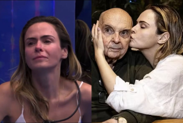 Ana Paula Renault e seu pai Gerardo Renault