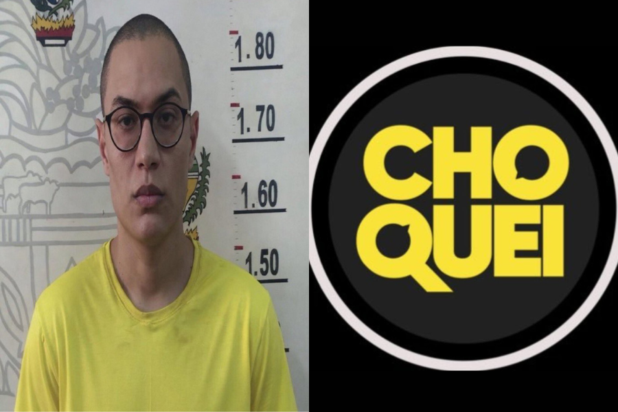 Raphael Oliveira, dono da página 'Choquei', preso em Goiás.