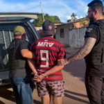 Prisão do suspeito em Outeiro pela Polícia Civil.