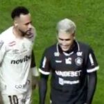 "Boludo!" e "Cagón!": Neymar e Diego Hernández trocam ofensas em Santos x Remo