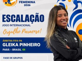 Gleika Pinheiro estreia como árbitra FIFA em torneio da Conmebol