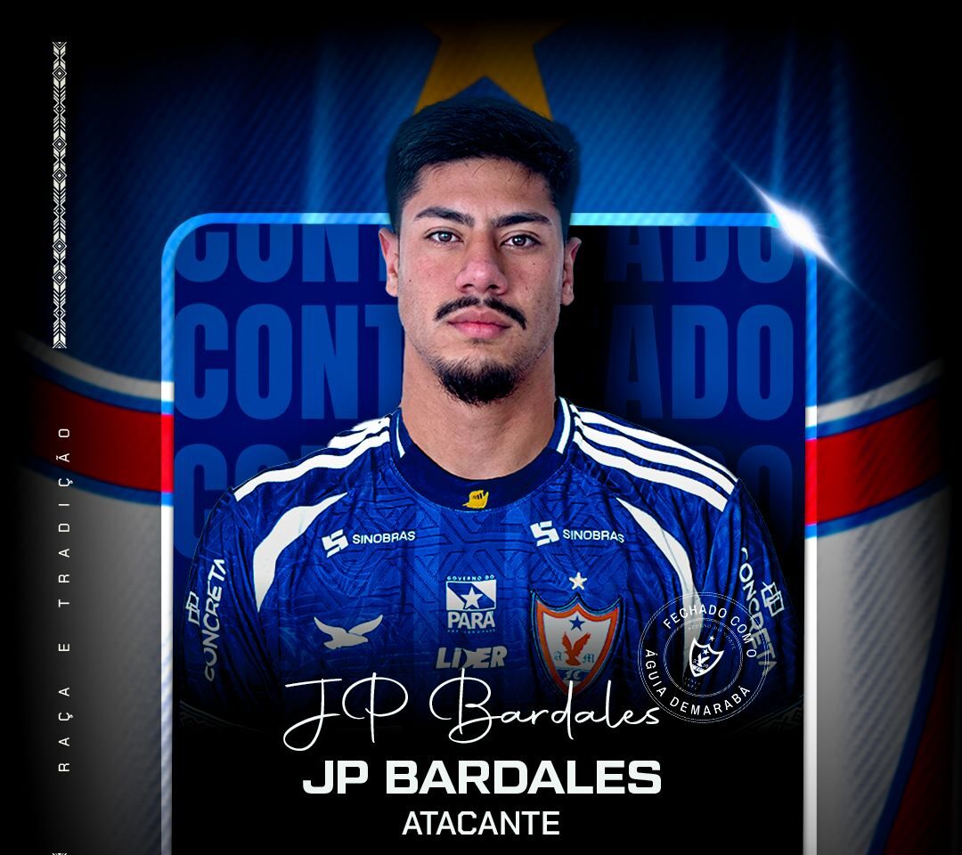 Águia anuncia JP Bardales para reforçar o ataque na Série D e Copa Norte