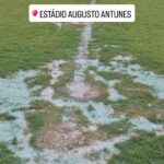 Más condições do estádio Augusto Antunes, em Macapá.