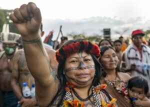 Alessandra é liderança indígena e vai disputar as eleições de 2026.