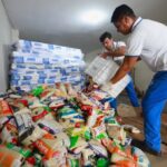 Doações arrecadadas em show do Guns N’ Roses somam mais de 2 toneladas de alimentos para vítimas de alagamentos em Belém.