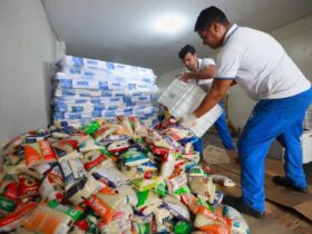 Doações arrecadadas em show do Guns N’ Roses somam mais de 2 toneladas de alimentos para vítimas de alagamentos em Belém.