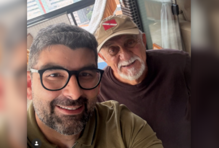 Ex-prefeito Daniel Santos e ex-governdor Simão Jatene.