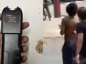 Homem em situação de rua foi agredido com arma de choque por estudantes de uma faculdade particular em Belém.