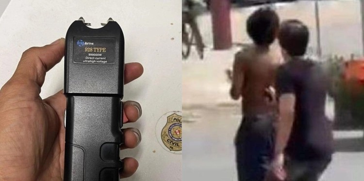 Homem em situação de rua foi agredido com arma de choque por estudantes de uma faculdade particular em Belém.