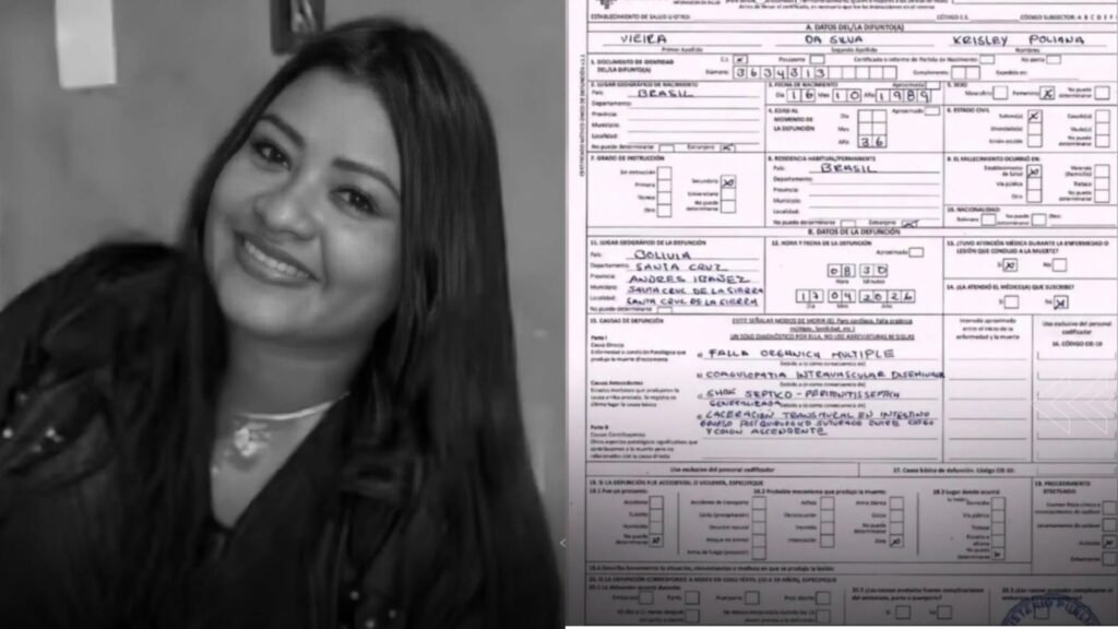 Krisley Poliana morreu na Bolívia após a realização de procedimentos estéticos.