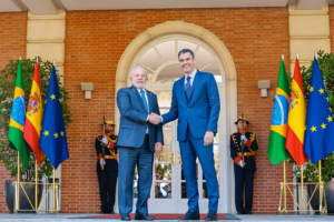 Lula e o presidente espanhol Pedro Sánchez