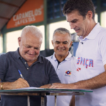 Ex-prefeito Raimundão e ex-governador Helder Barbalho