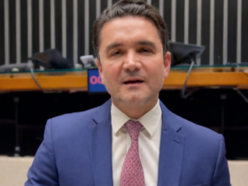 Deputado Celso Sabino no plenário da Câmara dos Deputados, em Brasília.