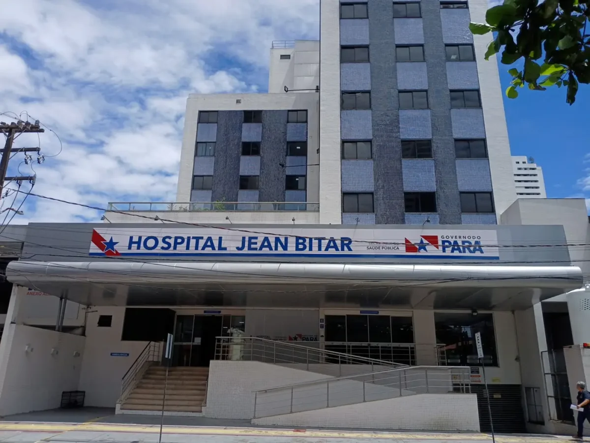 Fachada do hospital Jean Bitar