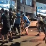 Briga generalizada foi registrada do lado de fora do estádio após o término da partida em Belém; ainda não há informações oficiais sobre a motivação do confronto.