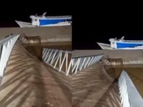 O caso foi registrado na noite de domingo (17).