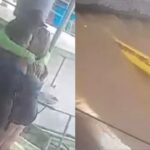 Praticantes ficaram assustadas após o acidente.