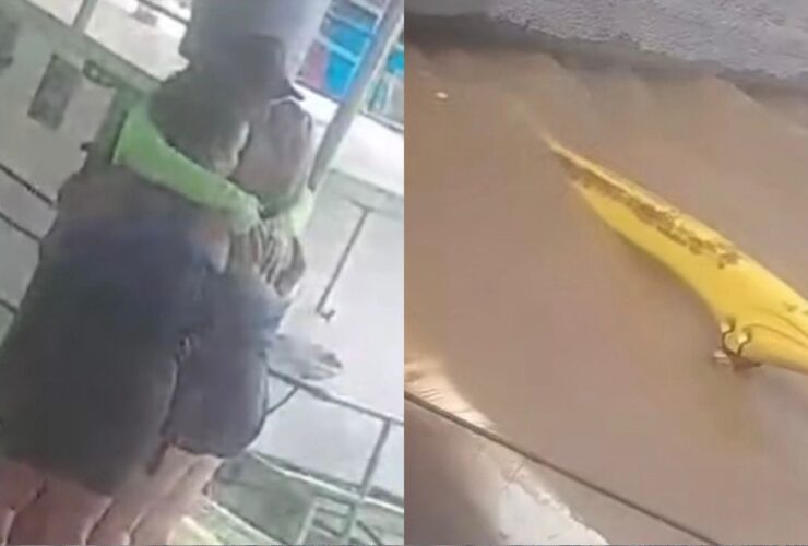 Praticantes ficaram assustadas após o acidente.