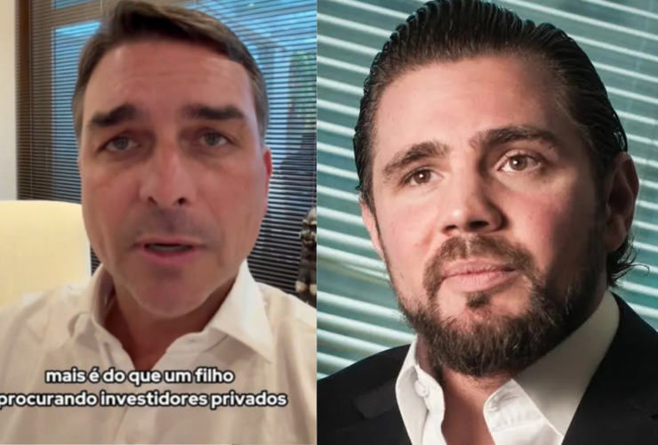 Flavio Bolsonaro e Daniel Vorcaro