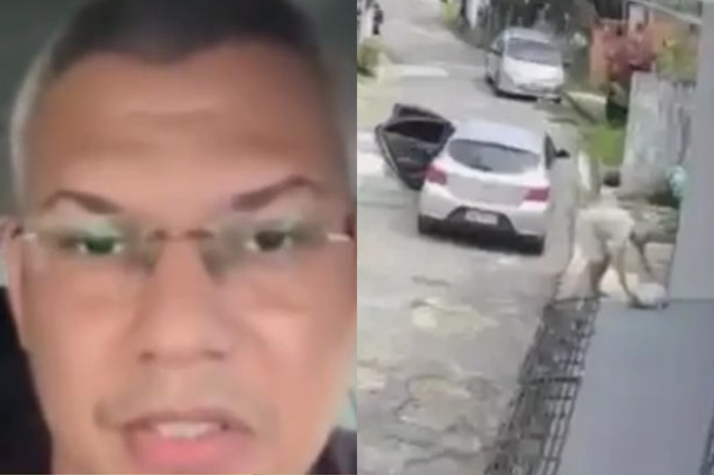 Entregador em relato nas redes sociais