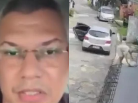 Entregador em relato nas redes sociais