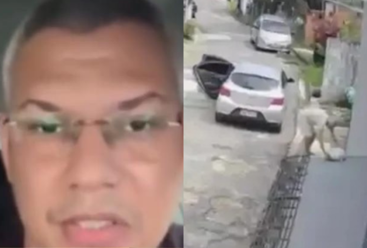 Entregador em relato nas redes sociais