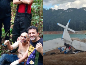 Piloto resgatado em Benevides