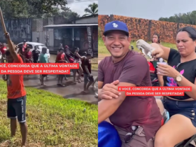 Cenas do velório em Curuçá