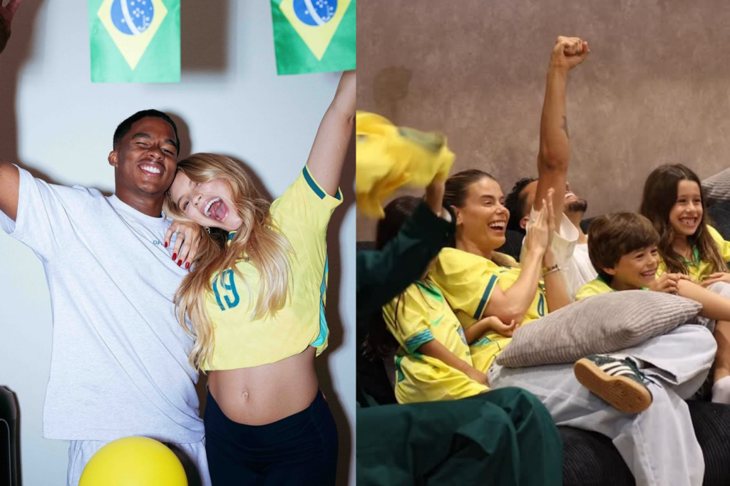 Endrick e Marquinhos comemorando convocação para a Copa