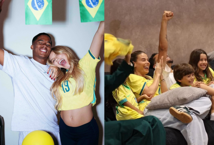 Endrick e Marquinhos comemorando convocação para a Copa