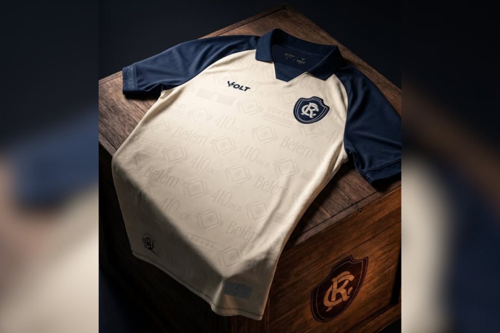 Nova camisa branca do Remo