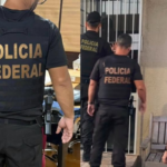 Agentes da PF deflagrando operação no Pará