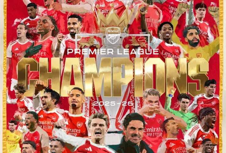 Arsenal é campeão inglês após 22 anos de jejum