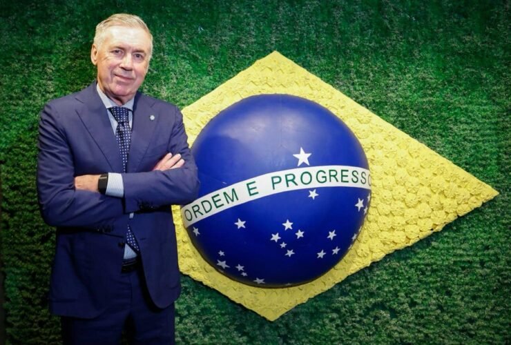 Ancelotti renova e comandará a Seleção Brasileira até a Copa do Mundo de 2030