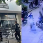 Imagens da prisão de um suspeito de agredir uma torcedora após o RexPa.