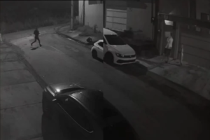 Imagens de câmeras de segurança.