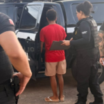 Imagens da prisão do suspeito em Barcarena.
