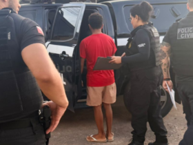 Imagens da prisão do suspeito em Barcarena.