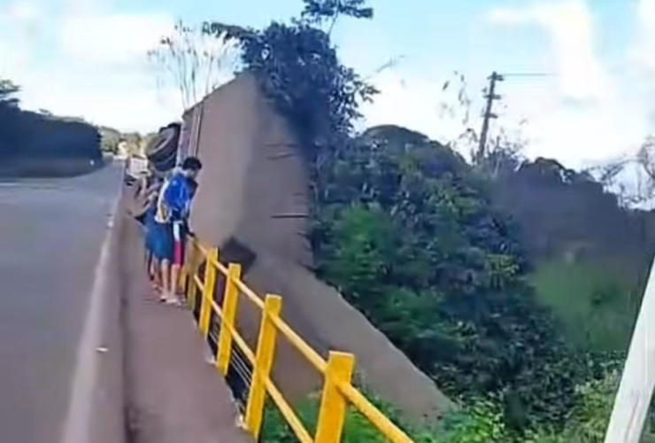 Imagens do acidente na PA-287