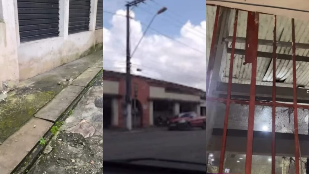 Registros do descaso em feiras e espaços públicos na Marambaia