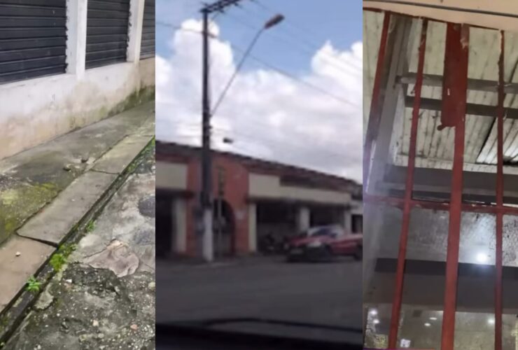 Registros do descaso em feiras e espaços públicos na Marambaia