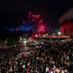 Festa da torcida do Arsenal em Londres