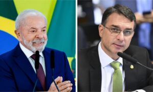 Lula e Flávio aparecem empatados tecnicamente na pesquisa.