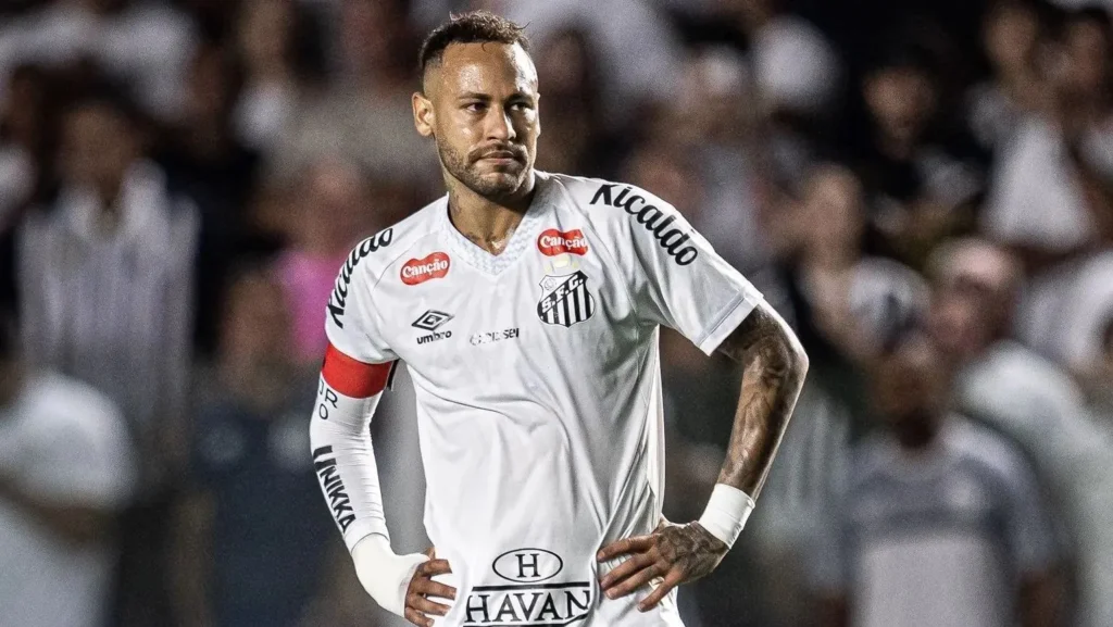 Neymar em ação pelo Santos