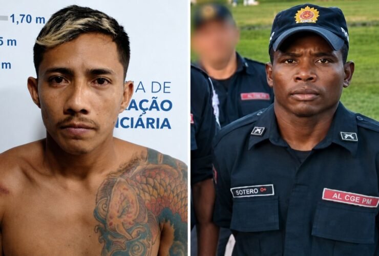 Homem identificado como Michael Leal de Souza foi baleado durante operação no bairro da Cabanagem; arma foi apreendida pela polícia.